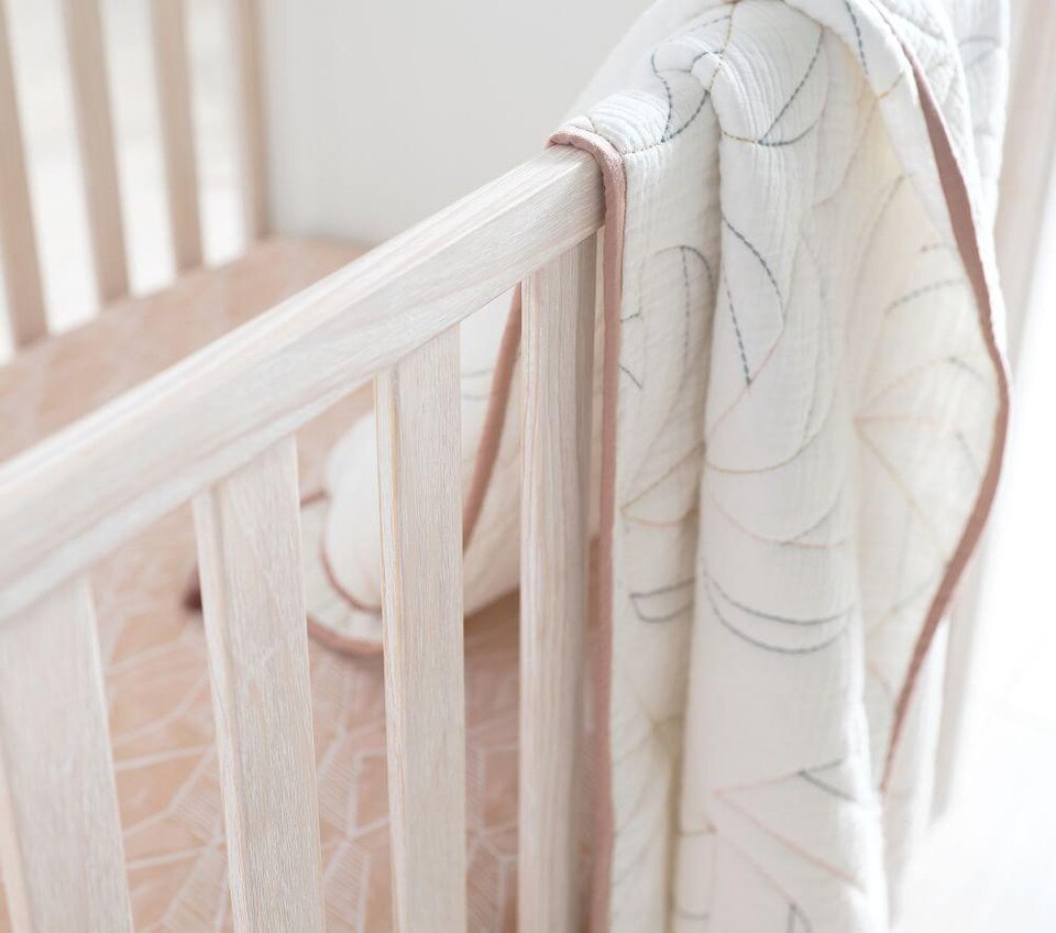 West Elm x PBK Modernist Convertible Cot Pottery Barn Kids Australia